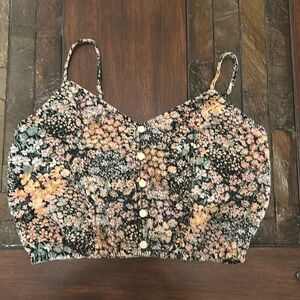 AE Floral Crop Top